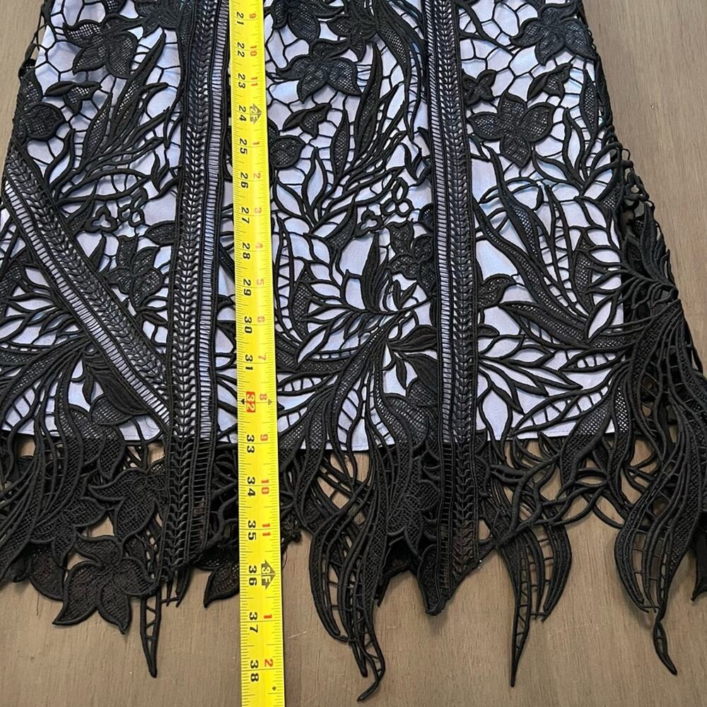 SELF PORTRAIT Lace Long Sleeve Dress, - Picture 5 of 8